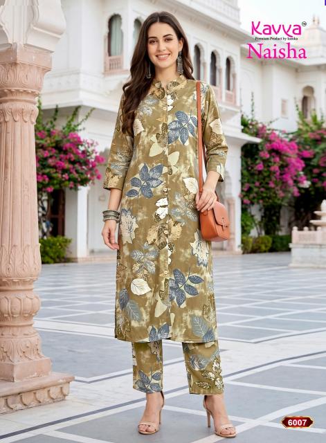 Kavya naisha vol-6 coord set wholesale in surat